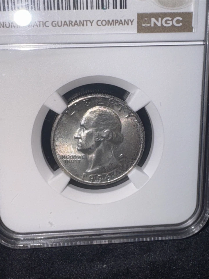 1936-D 25C Washington Quarter - Image 2 of 4