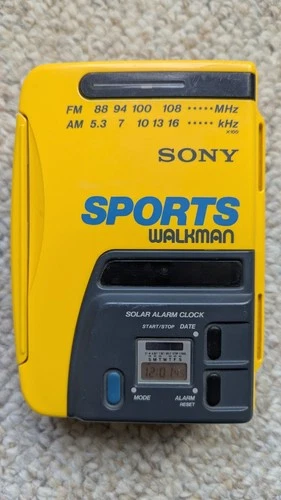Vintage Sony Walkman Sports WM-AF58 FM/AM Cassette Player - everything works