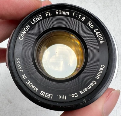 Canon 50mm f1.8 Prime FL Mount Lens For SLR / Mirrorless Cameras - Image 1 of 4