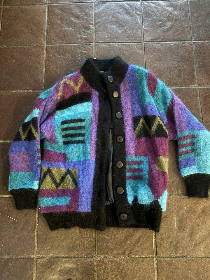 Damen Strickjacke, Bunt, Vintage, Your Six Senth By C&A - Bild 1 von 4