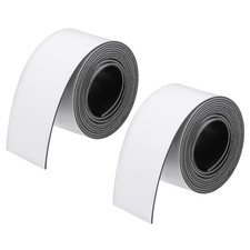 2Pcs Dry Erase Magnetic Strip 1"x3.3 Feet Mag-netical Tape Label Sticker