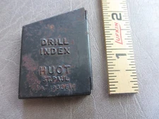 Vintage Huot Drill Index 61 - 80 St. Paul USA 18-piece Micro-Size Drill Bit Set