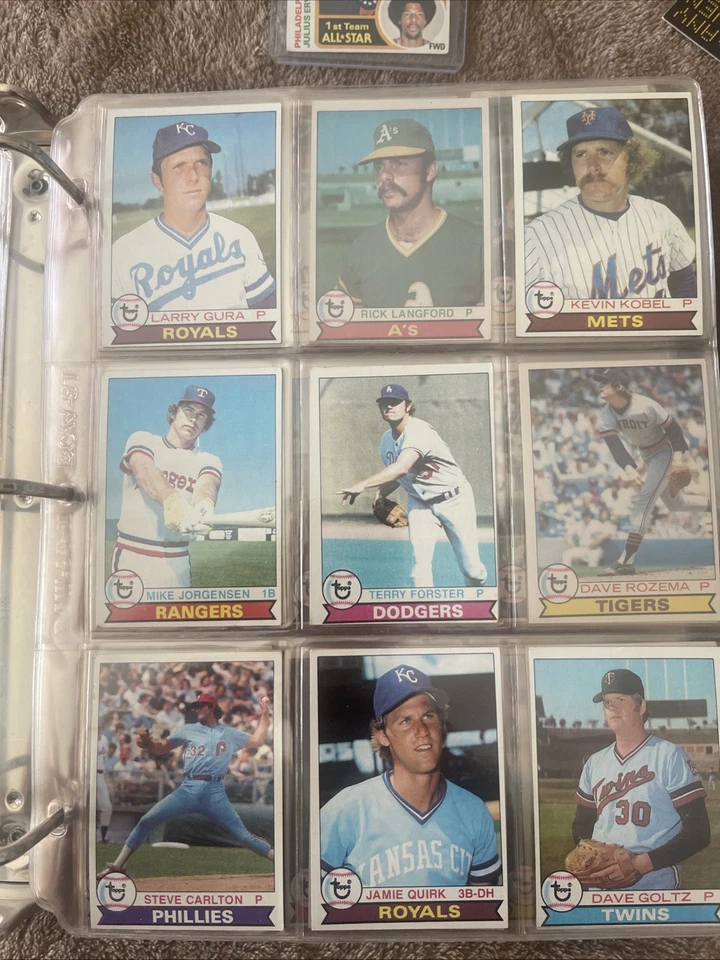 Conjunto completo de beisebol 1979 Topps 1-726 cartões EX-MT QUASE PERFEITO - Imagem 4 de 4