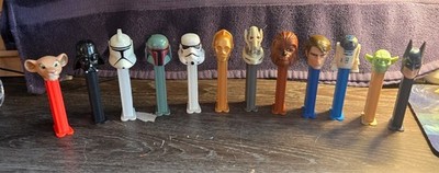 STAR WARS PEZ COLLECTOR SET,BATMAN, LION KING, NEW, NEVER USED