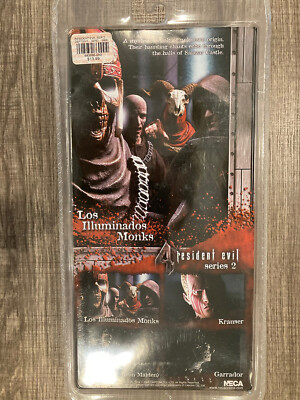 NECA Resident Evil 4 Los Illuminados Monk Hooded w/Shield
