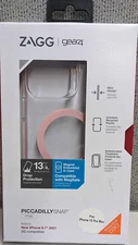 ZAGG Gear4 Piccadilly Snap MagSafe Case for iPhone 13 Pro Max Clear/Pink