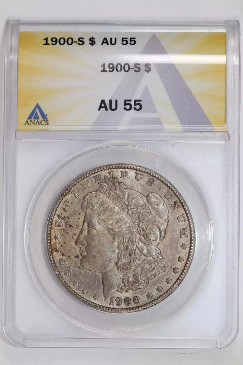 AU 55 Graded 1900 Year Morgan US Dollars (1878-1921) for sale | eBay