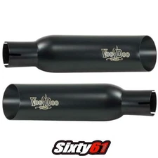 Hayabusa Voodoo Exhaust 2001 2002 2003 2004 2005 2006 2007 Suzuki Black Slip On