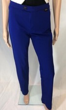 Versace Jeans Womens Dress Pants Blue High Waist Skinny Leg Zipper 28