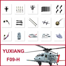 YUXIANG F09-H RC Helicopter Parts Fuselage Shell Servo Motor ESC Blade Shaft