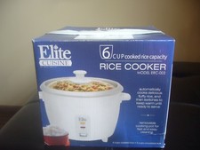 NEU MIT ETIKETT ELITE CUISINE BY MAXI-MATIC REISKOCHER für 6 Tassen