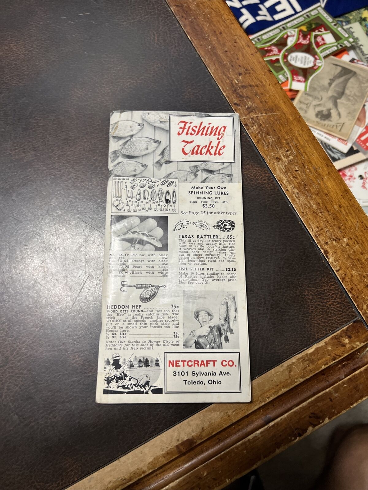 Vintage 1957 Netcraft Fishing Tackle Toledo Ohio Catalog Booklet