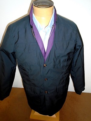 Peter Millar Canton Reversible Field Jacket NWT M $225 Purple and Black