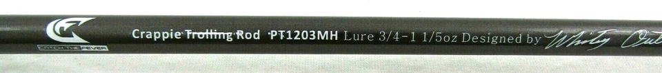 CATCH THE FEVER WHITEY OUTLAW PRECISION TROLLING RODS 12' MEDIUM HEAVY PT1203MH - Image 4 of 4