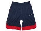 Nike Dri-Fit Long Jersey Basketball Shorts NWT L Large Blue/Red AJ3914-413
