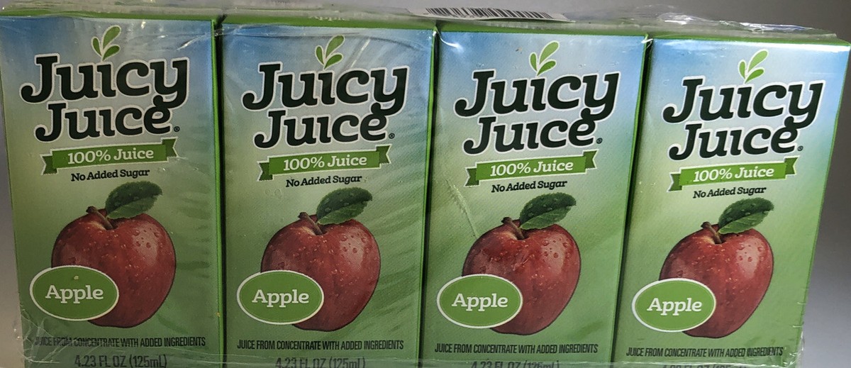 Juicy Juice Box With Straw