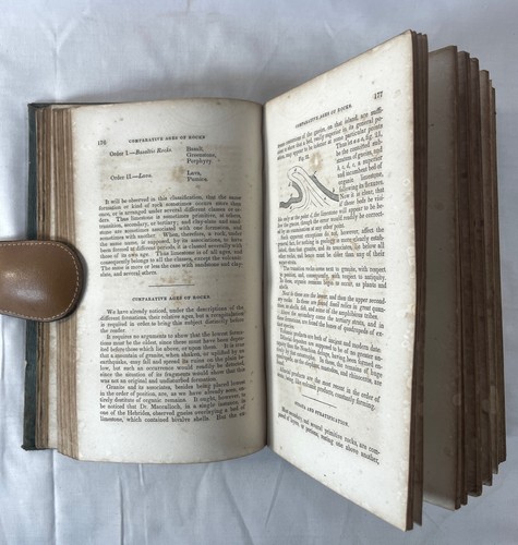 Outlines Of Geology by J.L. Comstock 1845 Illustrated Hardcover; Pratt Woodford - Picture 7 of 8