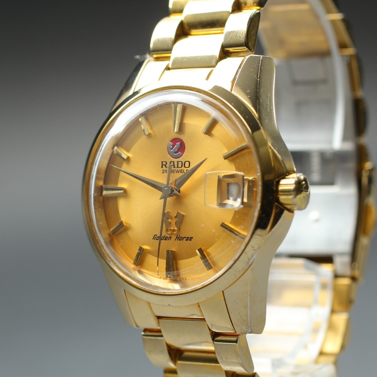 RADO ラドー Golden horse オートマチック 1060 Rado Golden Horse Automatic 658.3848.2 Date Vintage Men's
