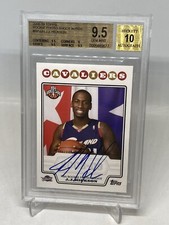 2008 J.J. HICKSON ROOKIE RC AUTOGRAPH PHOTO SHOOT AUTO BGS 9.5/10 GEM MT POP 10