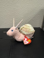 Ty Beanie Babies - Swirly the Snail Plush Toy - March 10, 1999 Mint Condition 