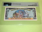 PMG Graded $10 1991 Disney Dollar Block D-A Minnie Gem UNC 65EPQ — photo 6