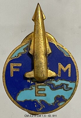 AERONAUTICA F.E.M. EUROPEAN MISSILE FEDERATION BADGE OF MEMBERSHIP