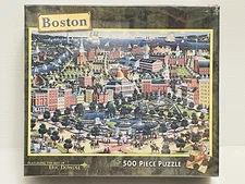 Boston 500-piece puzzle Art of Eric Dowdle Master Pieces NEW made in the U.S.A.