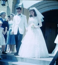 19x Stereo realist slides - Vintage 1961 People-Wedding Kodachrome