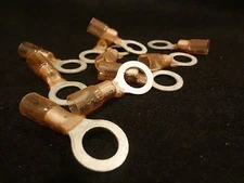 8 AWG 1/2 STUD ETC-MOLEX HEAT SHRINK RING TERMINAL ELECTRICAL CONNECTOR~Pk of 10