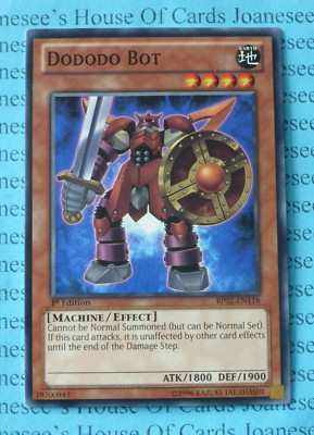 Dododo Bot BP02-DE118 Yu-Gi-Oh Karte 1. Auflage Neu