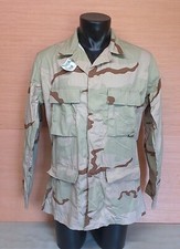 US Military Issue Desert DCU 3 Color Camo Hot Weather Jacket Coat Sz Medium Long