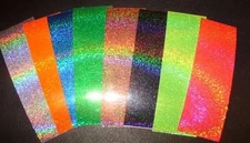 12" x 8" 1PK  Flasher & Spoon Holographic Super Fine Glitter Fishing Lure Tape
