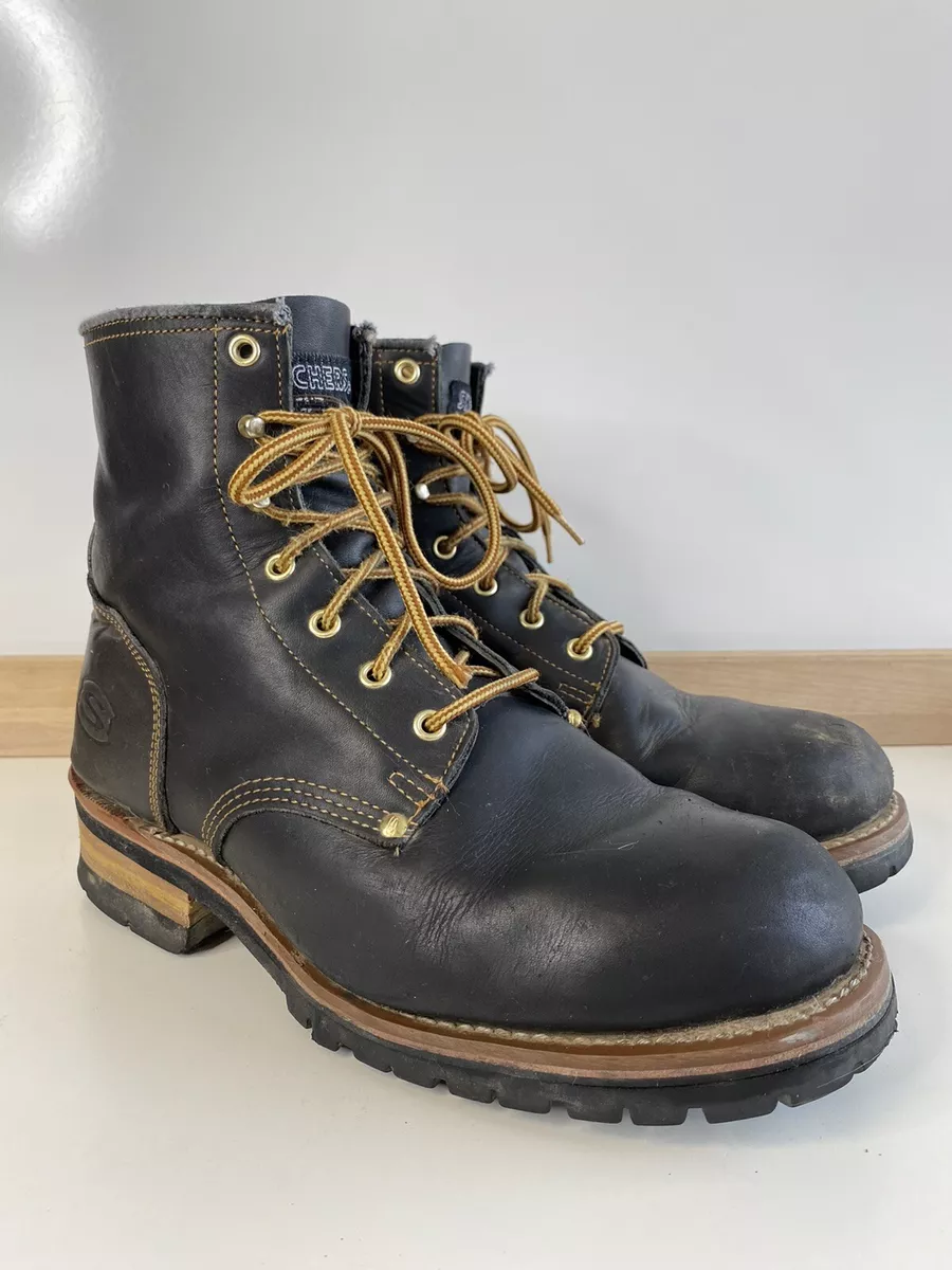 Skechers cascades logger clearance boots
