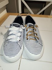 Sperry Top Slide Womens Shoes Size 9 #STS87600 Different Shoe Laces