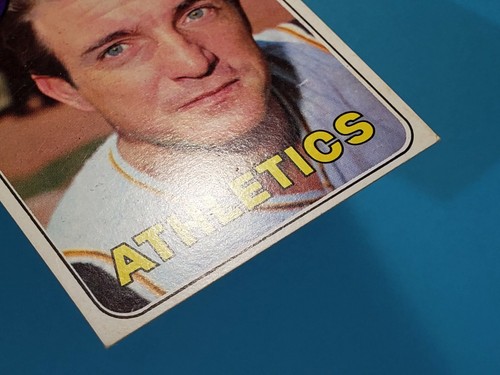 1969 Topps Jim Pagliaroni Oakland Athletics A's #302 VG-EX ⚾ - Picture 5 of 12