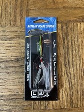 Clam Rattlin Blade Spoon Hook Size 8 Glow