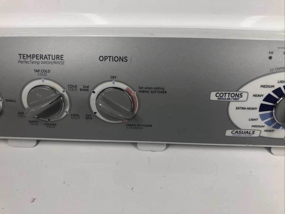 Panel de control de lavadora GE 175D5540 E interruptor de presión y placa 175d5261g012 Foto 3 de 4