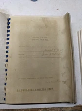 NILES BORING MILL 42/50” SIDE HEAD INSTRUCTION SERVICE MANUAL 23848 PARTS LIST