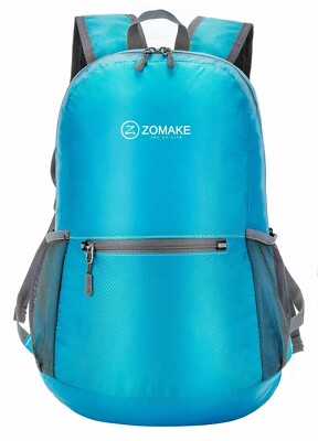 ZOMAKE Turquois Ultra Lightweight Packable Backpack H2O Resistant Hiking Daypack