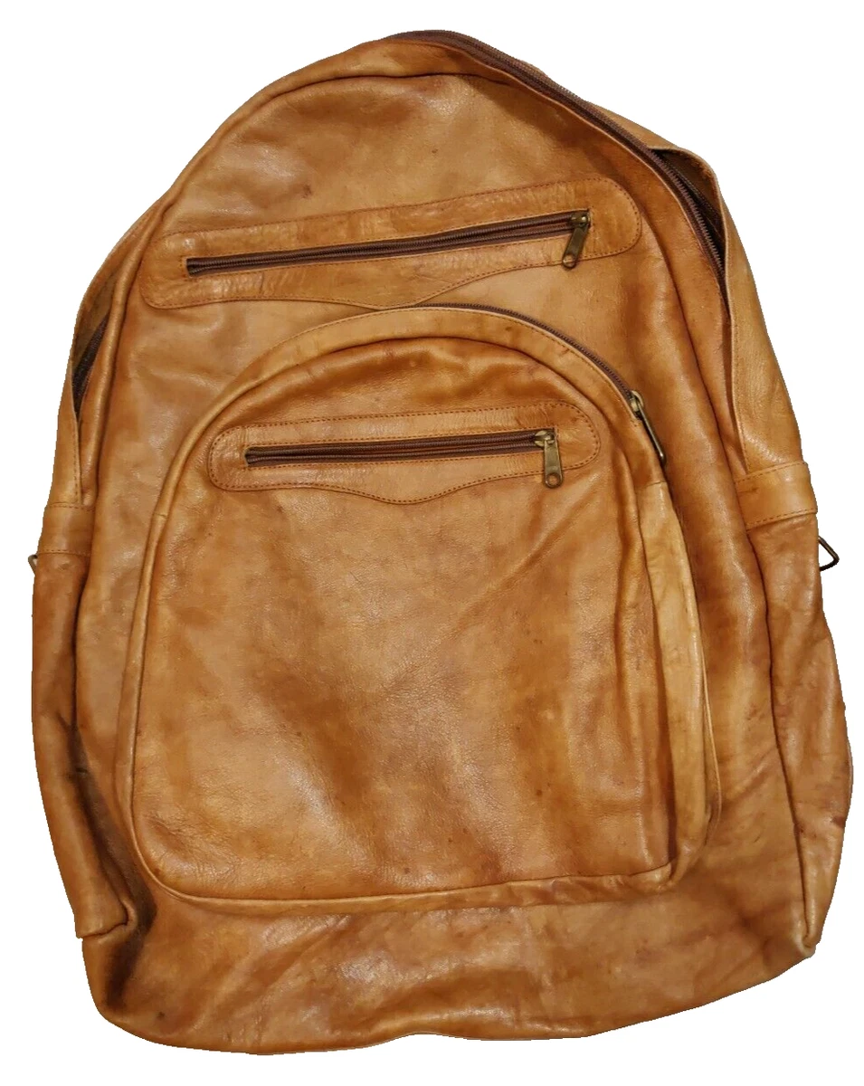 Leather Backpack Style Casual Vintage Bags, Handbags & Cases  display picture 1