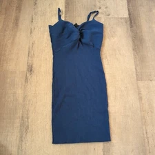 Windsor Navy Blue Mini Dress Size L Bodycon Sexy
