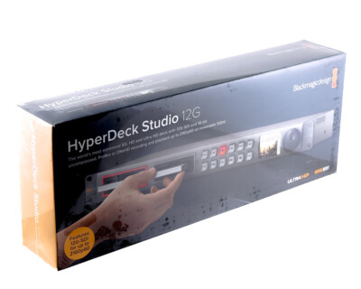 Blackmagic Design HyperDeck Studio 12G - 4K ProRes Video Recorder w/ HDMI, SDI