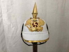 Militaria WW1 WW2 Helmet Prussian Militaria Pickelhaube German Officer Helmet