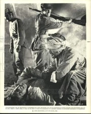 1978 Press Photo Men Fighting in "Caravans" Movie - hcq29581