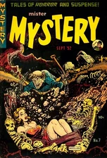 Mister Mystery 07 Comic Book Cover Art Giclee Reproduction on Canvas