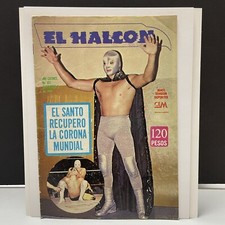 El Halcon #697 MACC DIVISION Vintage Mexico Magazine 1985 El Hijo del Santo GOAT