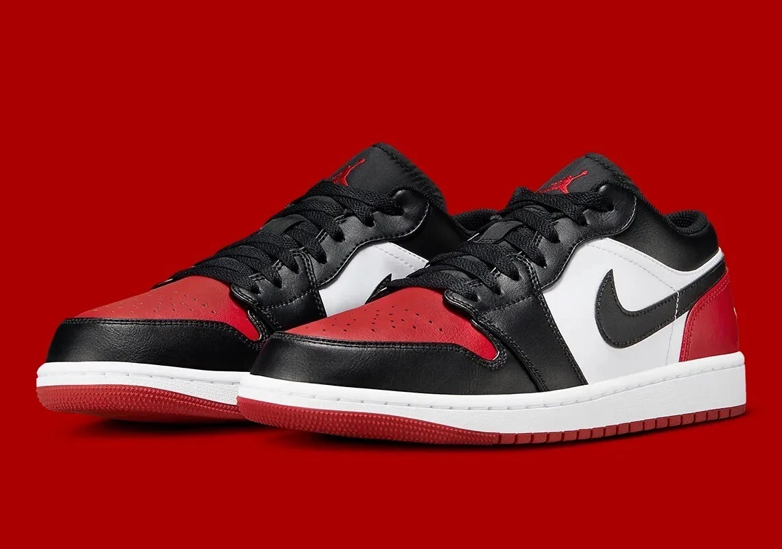 Jordan 1 Low Bred Toe 2.0 for Sale | Authenticity Guaranteed | eBay