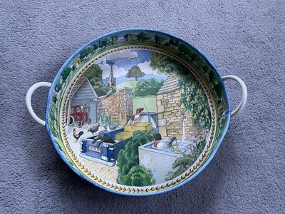 Emma Bridgewater großes Metalltablett Ein Jahr auf dem Land von Matthew Rice 