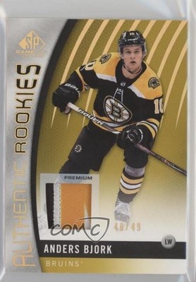 2017 SP Game Used Gold Spectrum Premium Materials /49 Anders Bjork Rookie RC 7l6
