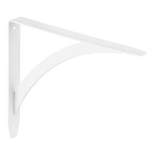 10 In. White Cove Arch Steel Bracket